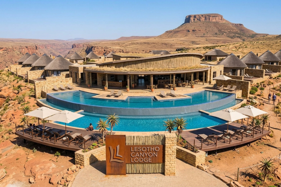 Lesotho canyon lodge